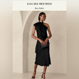 Banana republic silk dress size xs